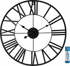 Fém Falióra Retro Római Loft Nagy