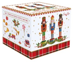 Vintage Nutcracker porcelán eszpresszó csésze+alj, 100ml, 2 személyes, díszdobozban