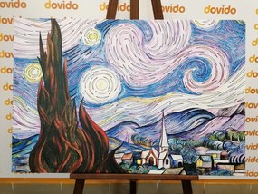 Kép reprodukció Csillagos éjszaka - Vincent van Gogh