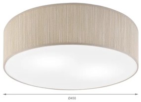 Mennyezeti lámpa SIRJA 2xE27/15W/230V, átm. 45 cm, bézs