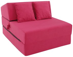 Összecsukható szék/matrac PELOS, sötét rózsaszín