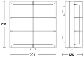 STEINEL 053031- LED Kültéri fali lámpa érzékelővel L691 LED/9W/230V IP44