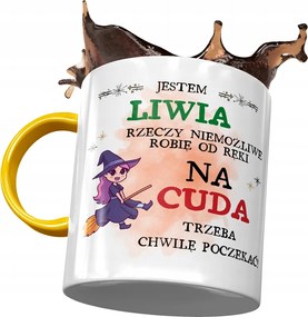 Sárga Bögre Lívia Barátnőknek Ajándék Nyomtatott Fotóval