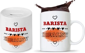 Persely Bögre Szett Baristáknak Ajándék fényképes nyomattal