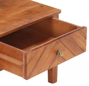 tömör akácfa TV-szekrény 110 x 40 x 41 cm