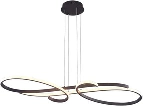 LED csillár kábelen VIOLIN LED/40W/230V, fekete