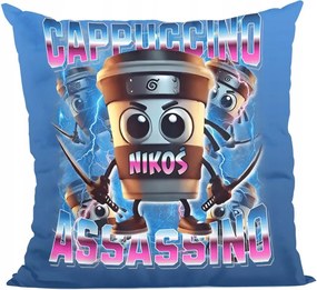 Italian Brainrot Cappuccino Assassino párna