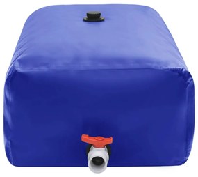összecsukható PVC víztartály csappal 500 L