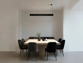 LED csillár kábelen LED/55W/230V 3000/4000/6500K 120 cm fekete