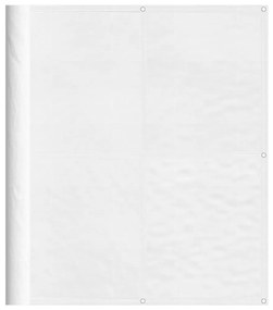 fehér 100% oxford poliészter erkélyparaván 120 x 800 cm