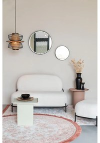 Krémszínű buklé kanapé 125 cm Polly – White Label