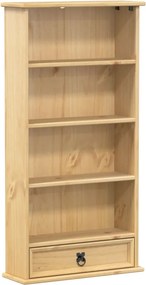 vidaXL Corona tömör fenyőfa CD-szekrény 52 x 17,5 x 103 cm