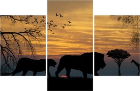 Safari képe (90x60 cm)