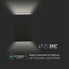 LED Kültéri fali lámpa LED/4W/230V 3000K IP65 fekete