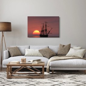 Kép - Középkori hajó (90x60 cm)