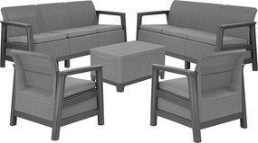 Scandi Love max linea duo kerti bútor szett jute tárolós asztallal