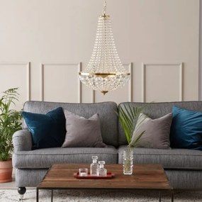 Markslöjd 106119 - Kristály csillár láncon GRÄNSÖ 2xE14/40W/230V