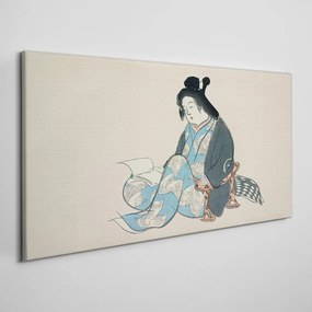 Vászonkép Ázsiai nők kimono