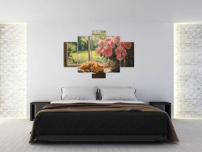 Kép - Macska az ablakban (150x105 cm)