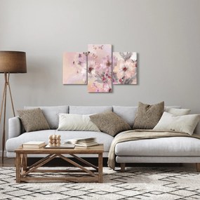 Kép - Művészeti kollázs pillangókkal (90x60 cm)