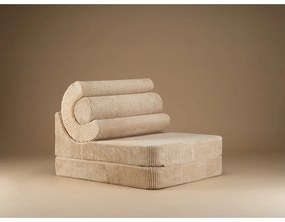 Világosbarna kordbársony gyerek fotel Flipster – Wigiwama