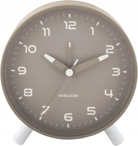Ébresztőóra elemes asztali óra hálószoba íróasztal szürke modern Orgullo