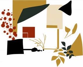 Poszter 80x60cm Törött kert