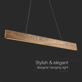 LED Csillár zsinóron LED/24W/230V 3000K barna