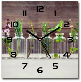 Szögletes üvegóra Növények tégelyek pl_zsk_30x30_c-f_107111601