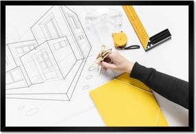 Poszterek keretben 60x40 Építészeti tervezés