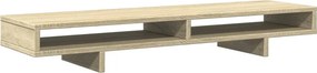vidaXL sonoma tölgy színű szerelt fa monitorállvány 100 x 27 x 15 cm