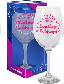 Ajándék 18-90. születésnapra egy nőnek vicces nagy borospohár