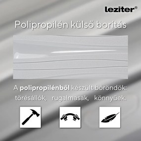 TraveLux Voyager III gurulós bőrönd szett szürke