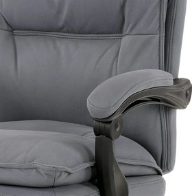 Állítható Irodai Szék, Szürke Szövet. KA-Y350 GREY