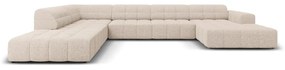 Bézs sarokkanapé (bal oldali-U alakú) Chicago – Cosmopolitan Design