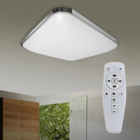 LVT SMD LED Mennyezeti lámpa, 36W, távirányító, állítható fényszín 3000K-6500K, 45x45 cm