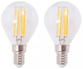 mennyezeti lámpa 2 db 8 W-os LED izzós villanykörtével