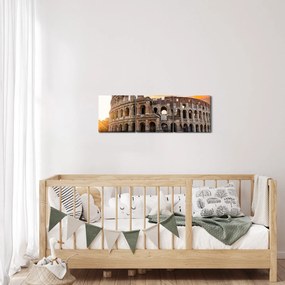 Kép - Colosseum Rómában (órával) (90x30 cm)