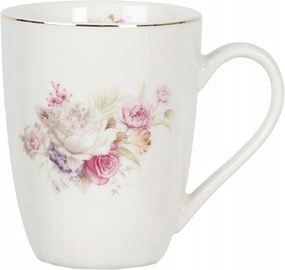 Porcelán bögre Barátságos rózsák 330 ml