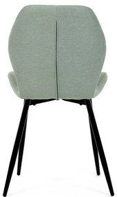 Étkezőszék zöld szövettel. CT-285 GRN2