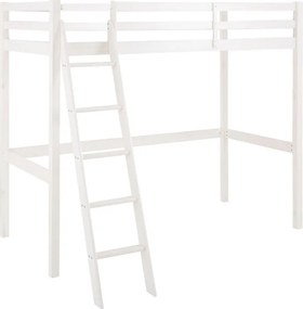 Alpi2 fehér magasított ágy borovi fenyőből - Støraa