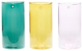 Üveg kézzel készített váza készlet 3 db-os (magasság 19 cm) Popsicle – Hübsch