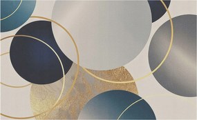 Fotótapéta Flizelin Dekoratív tapéta Kreatív körök 416x254 Ragasztó