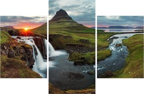 Kép - Kirkjufell naplementében (90x60 cm)