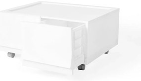 Wave twin Snow moduláris tárolódoboz kerekekkel54,6 x 43,4 x 22 cm, széles - 2 fiók - kerekek