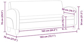 háromszemélyes fekete műbőr kanapé