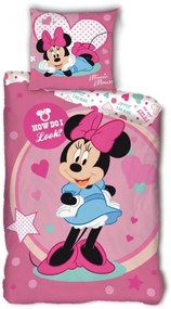 Disney Minnie Look ágyneműhuzat 140×200cm, 63×63 cm microfibre