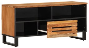 tömör akácfa TV-szekrény 100 x 34 x 46 cm