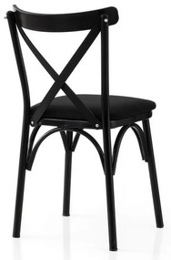 Ekol Black and Black étkezőszék-készlet, 2 db