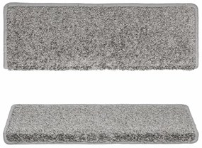 10 db szürke lépcsőszőnyeg 65x21x4 cm